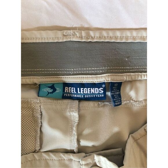 Reel Legends Performance Outfitters Size 10 Grey - Picture 3 of 4